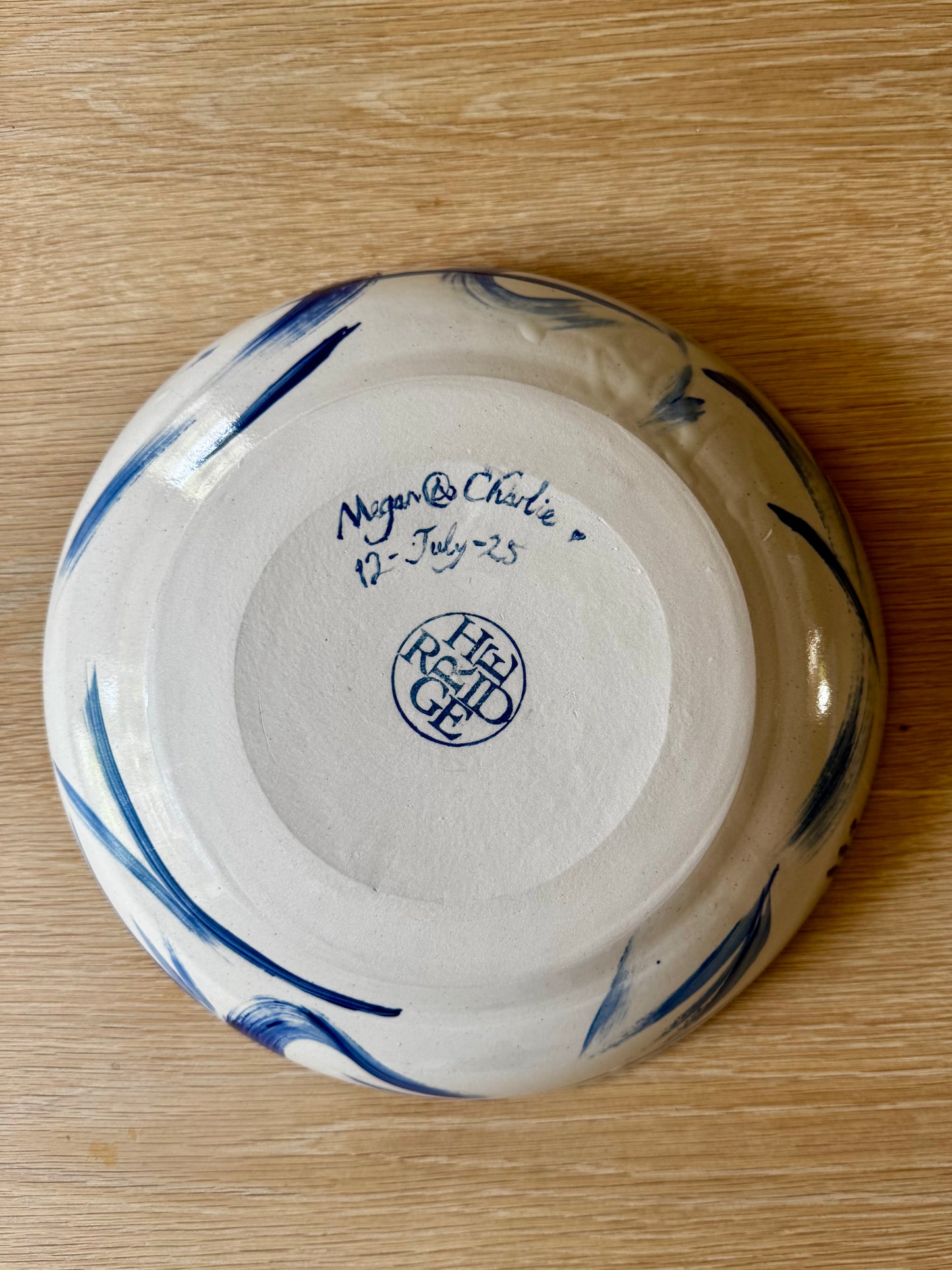 Custom Blue Swoosh XL Feasting Bowl - SC