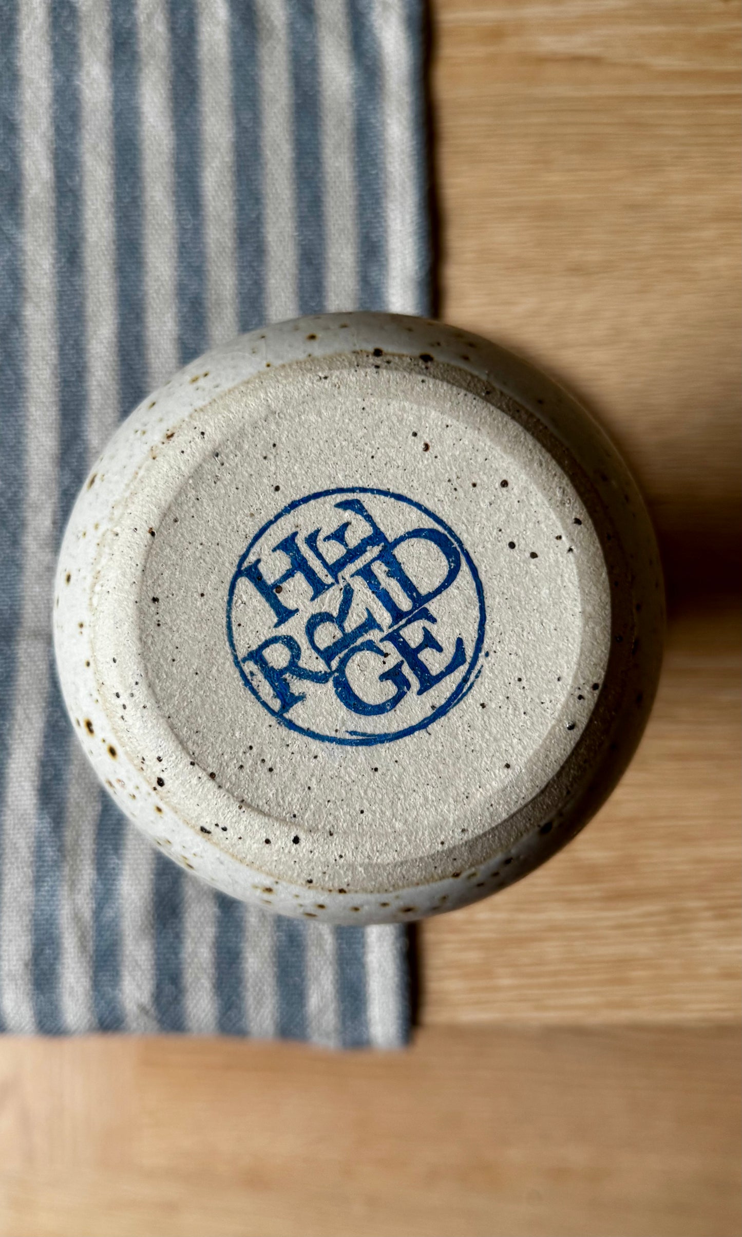 Oatmeal Flecked Vase