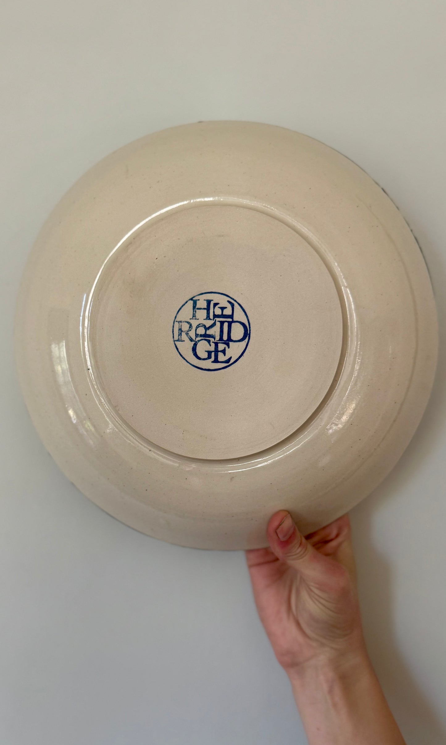 Green Banded Medium Feasting Bowl