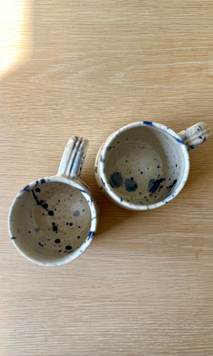 Handmade Pair Custom Dated Mugs 29-Sept-25