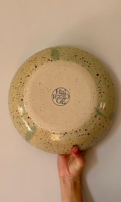 Feasting Bowl Flecked Celadon Green