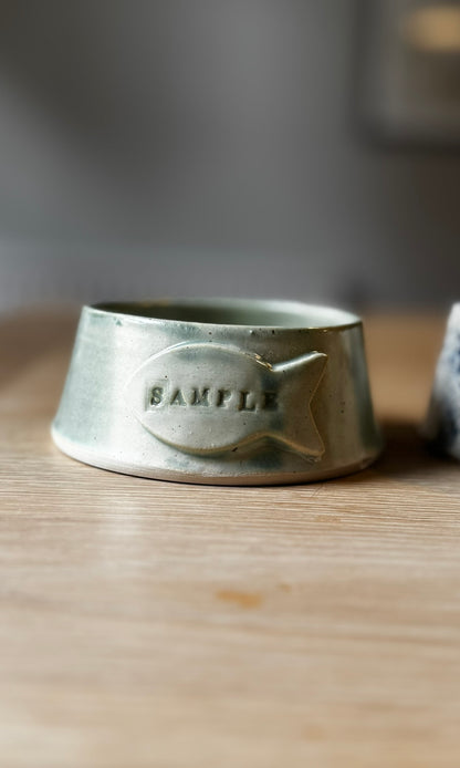 Custom Handmade Pet Bowls - 20% Deposit