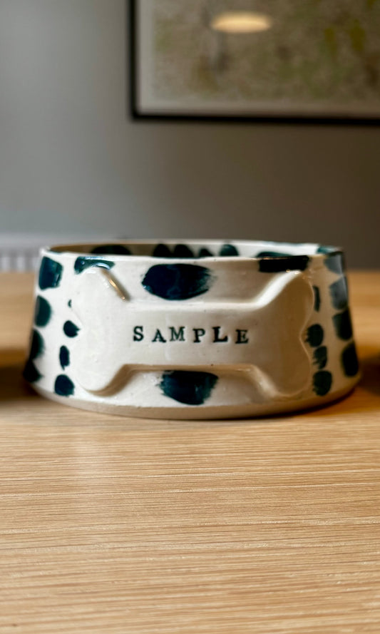 Custom Handmade Pet Bowls - 20% Deposit