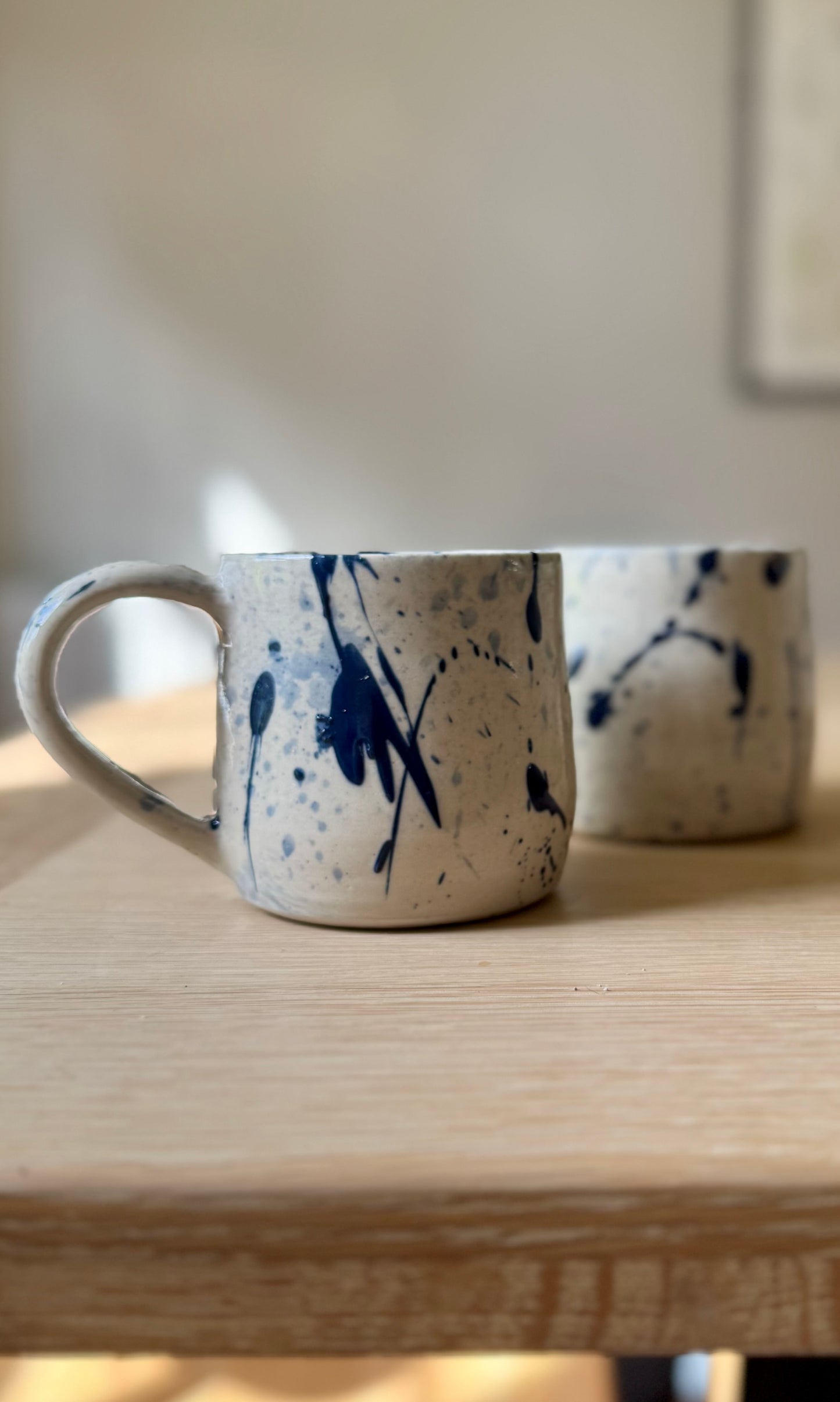 Handmade Pair Custom Dated Mugs 29-Sept-25