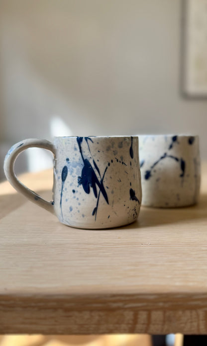 Handmade Pair Custom Dated Mugs 29-Sept-25