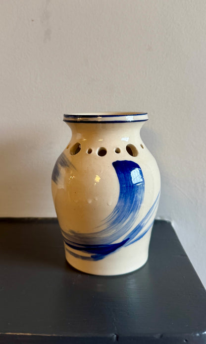 Custom Blue Swoosh Foraging Vase