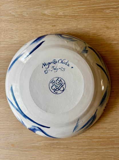 Custom Blue Swoosh XL Feasting Bowl - SC