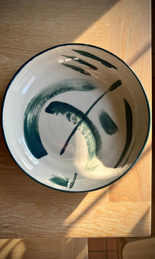 Handmade_ceramic_mallard_swoosh_extra_large_feasting_bowl_from_Herridge_Pottery_-_above.