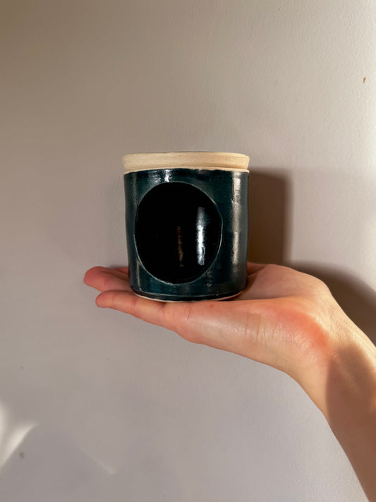 Handmade ceramic oil diffuser by Herridge Pottery. 