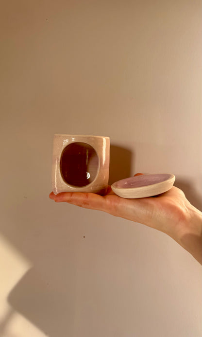 Handmade ceramic oil diffuser by Herridge Pottery. 