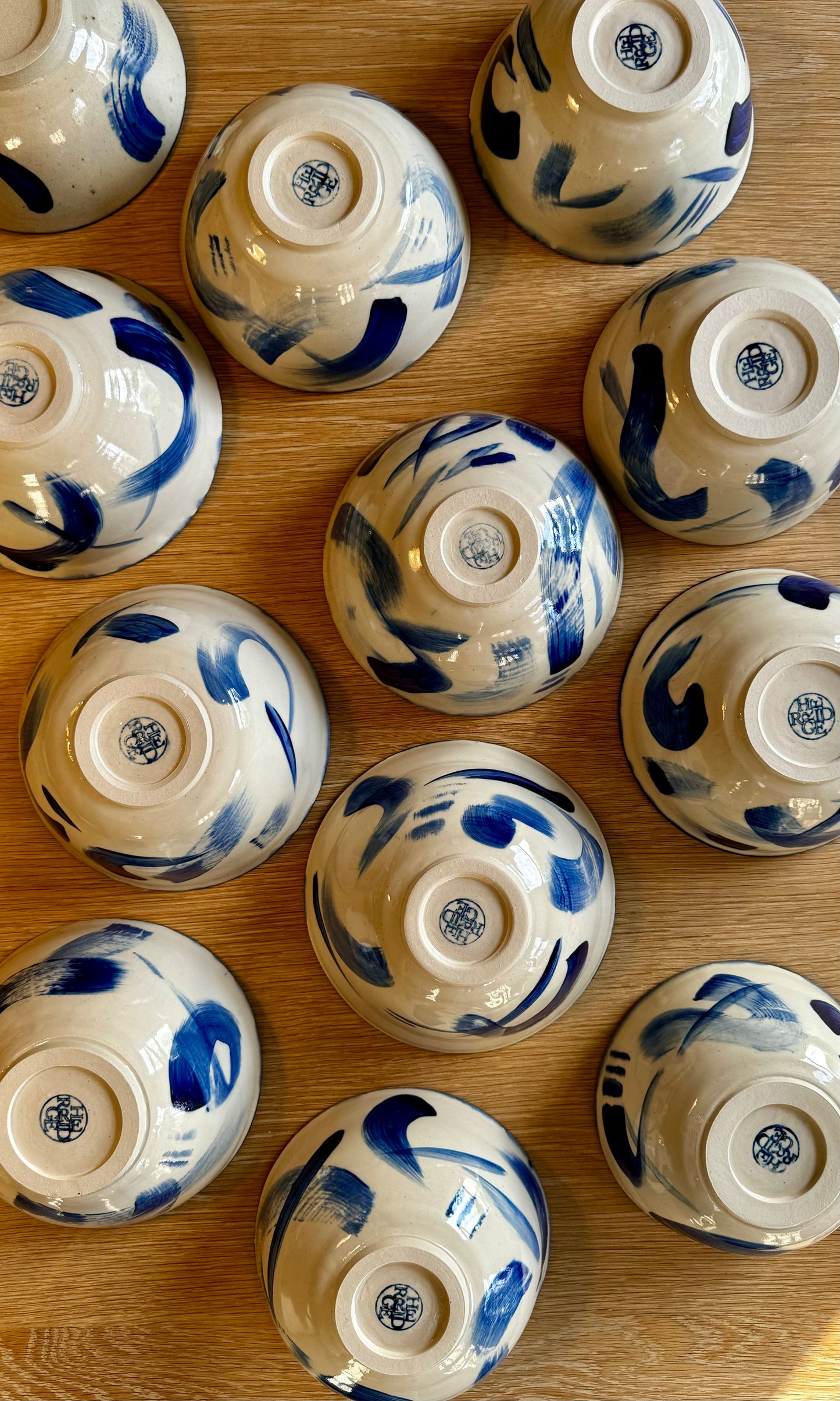 Handmade ceramic ramen bowl by Herridge Pottery