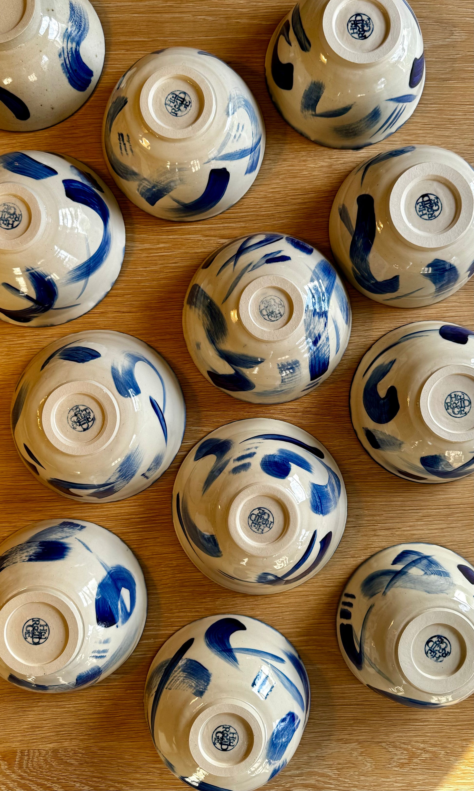 Handmade ceramic ramen bowl by Herridge Pottery