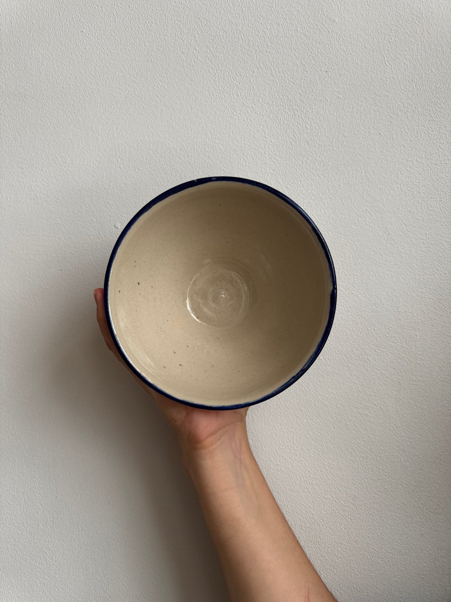 Handmade ceramic ramen bowl by Herridge Pottery