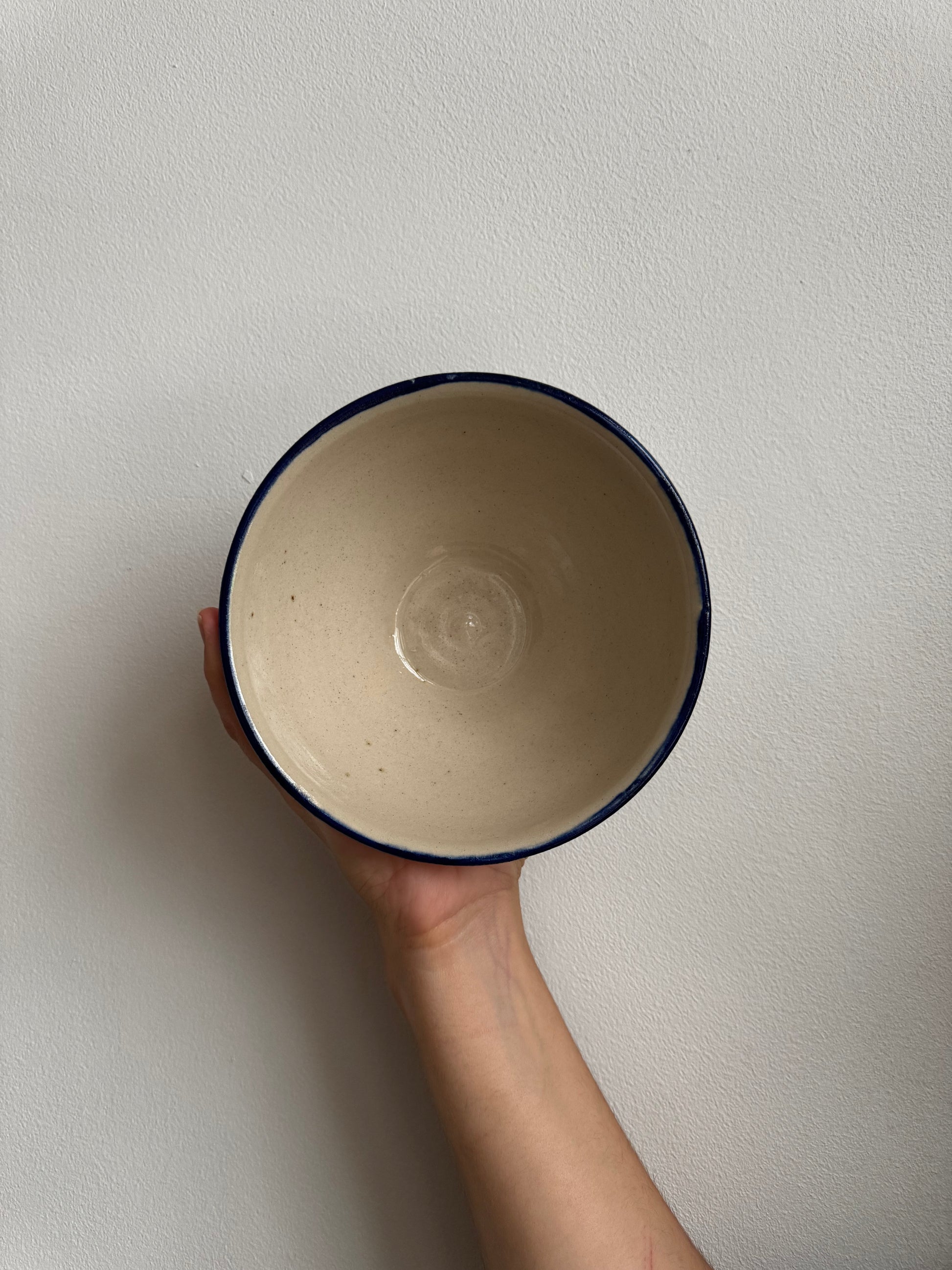 Handmade ceramic ramen bowl by Herridge Pottery