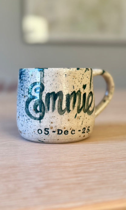 Handmade Custom Dated Mug 05-Dec-25