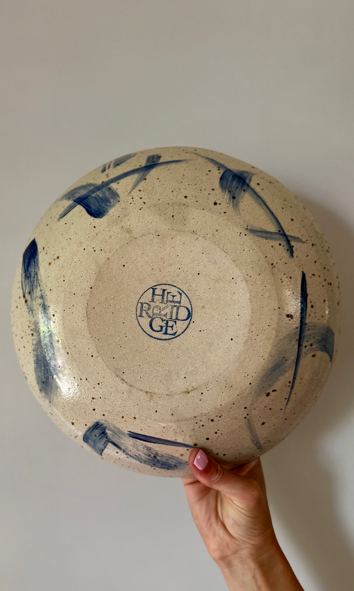 Extra Large Feasting Bowl Blue Swoosh