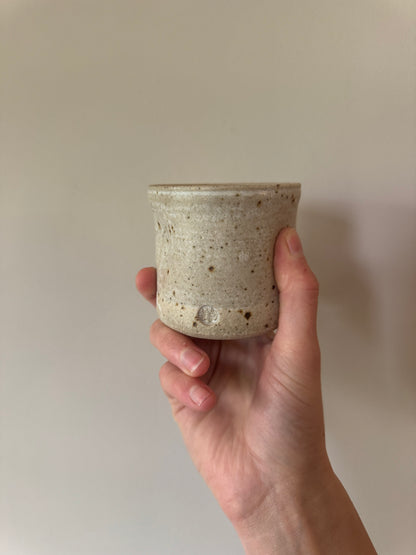 Dimple Coffee Cup Oatmeal FLECKED