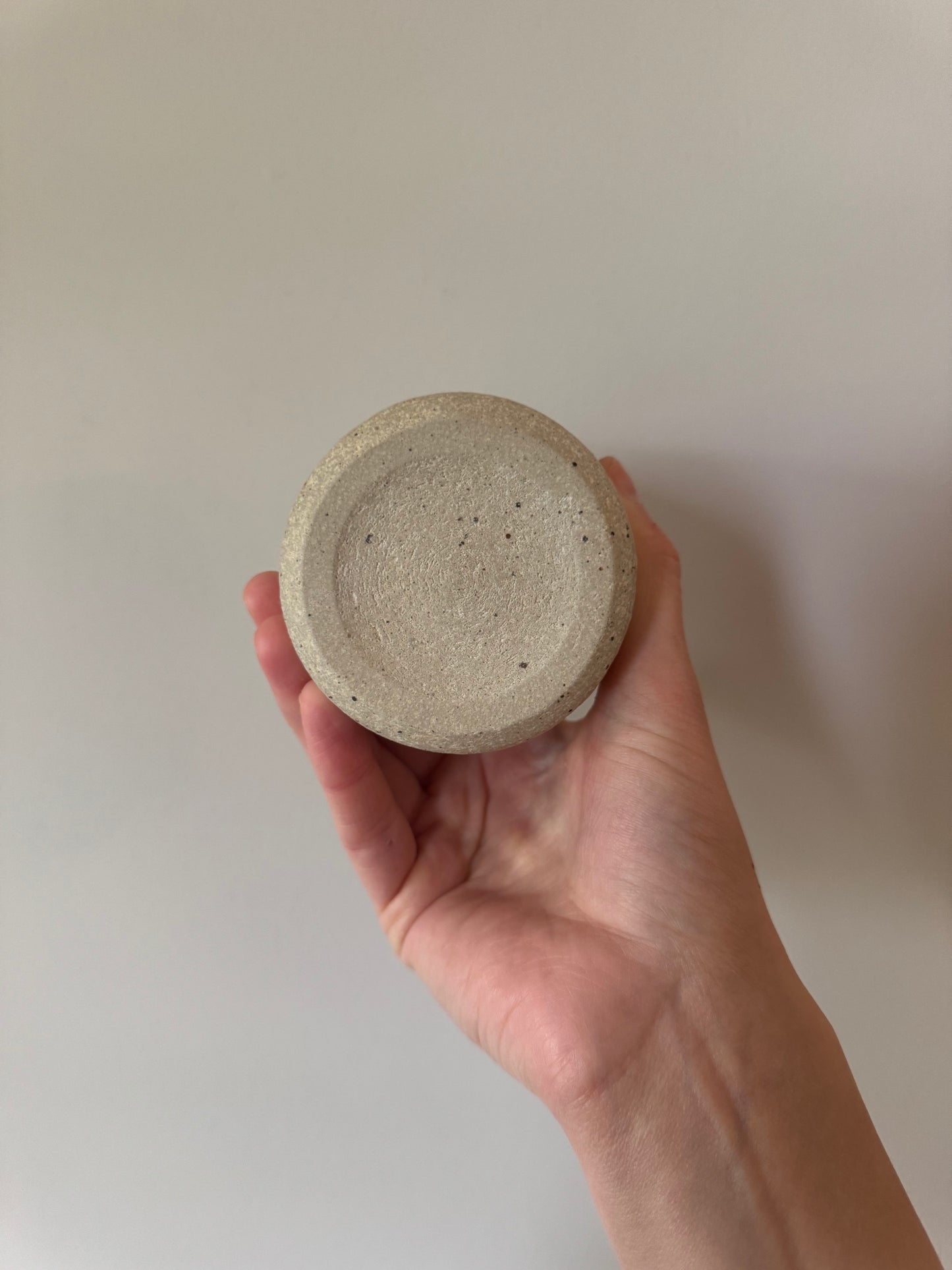 Dimple Coffee Cup Oatmeal FLECKED