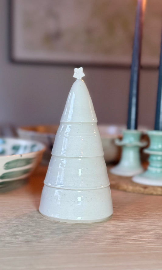 Ceramic Christmas Tree with Star