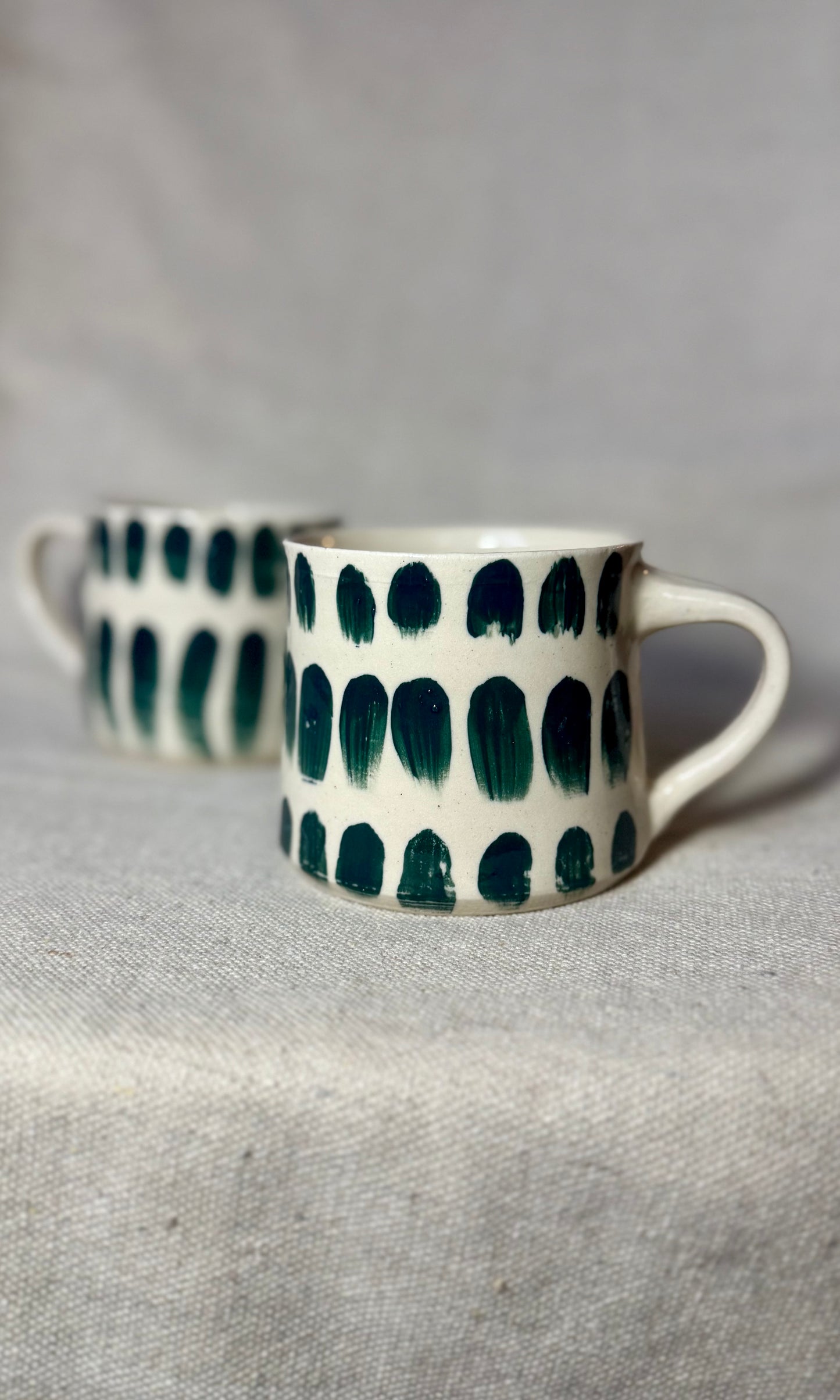 Mug with Green Splodge | I