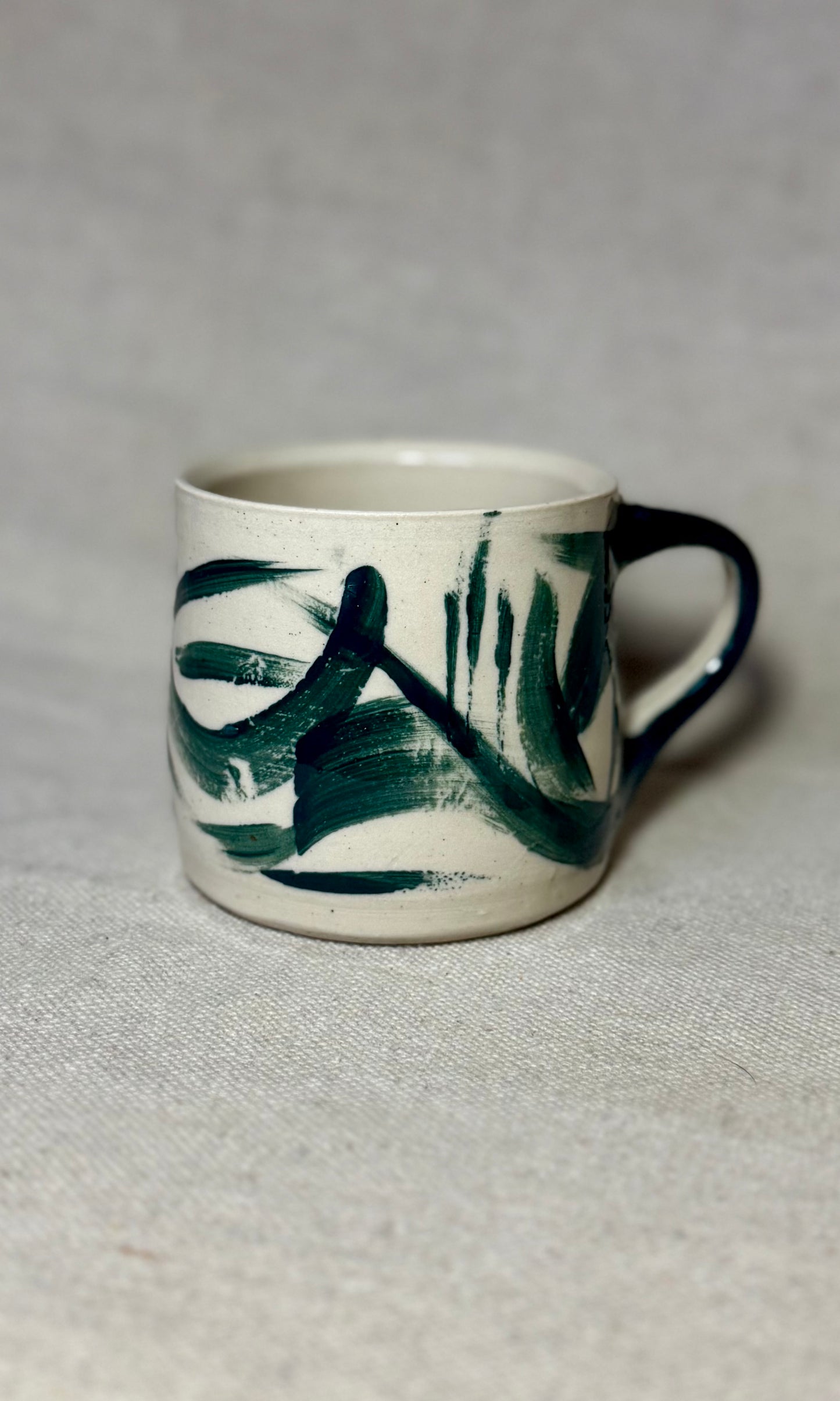 Mug with Green Swoosh