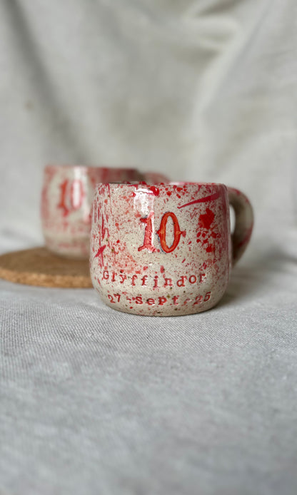 Pair Handmade Custom Dated Mugs - KNE