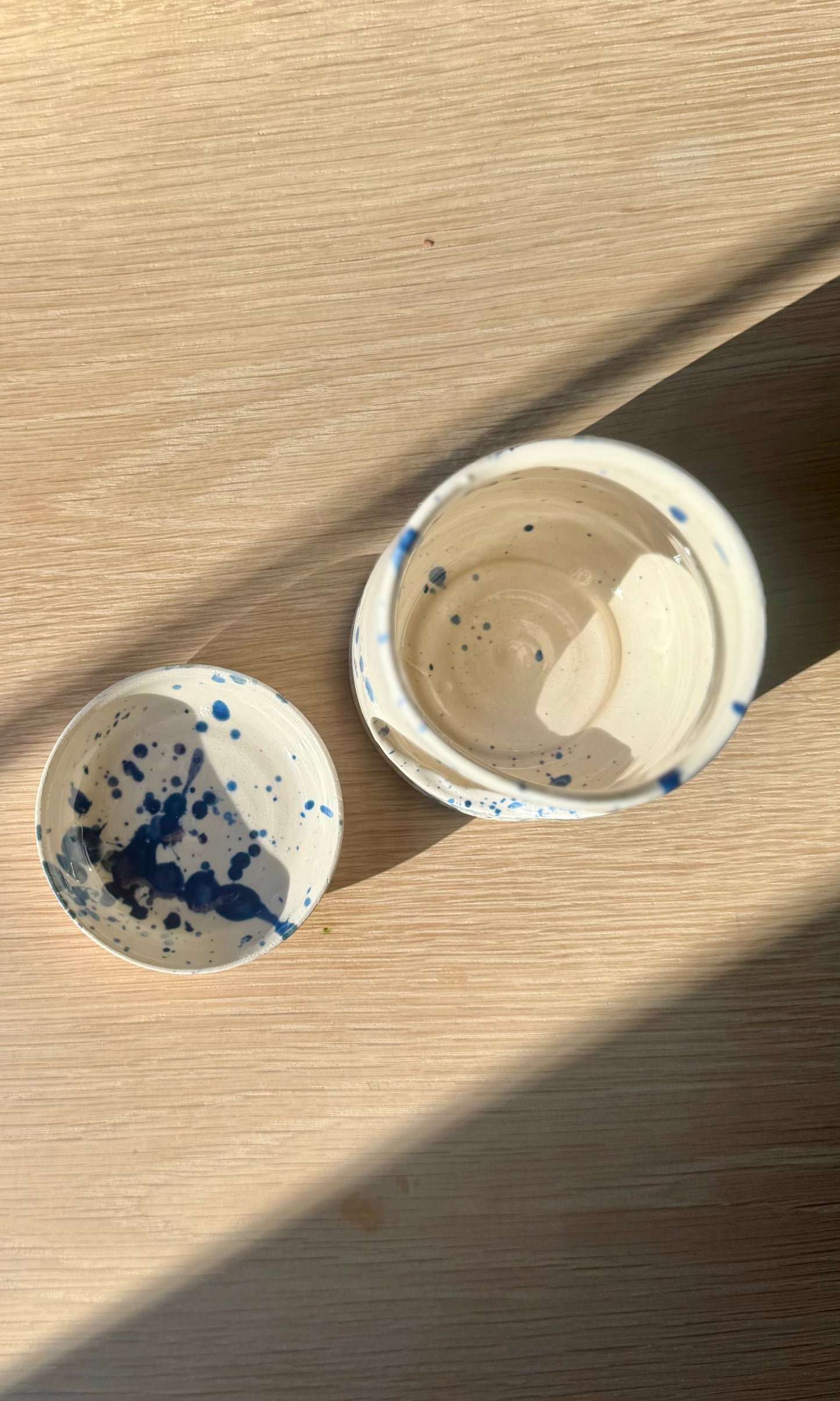 Oil Diffuser Blue Splatter