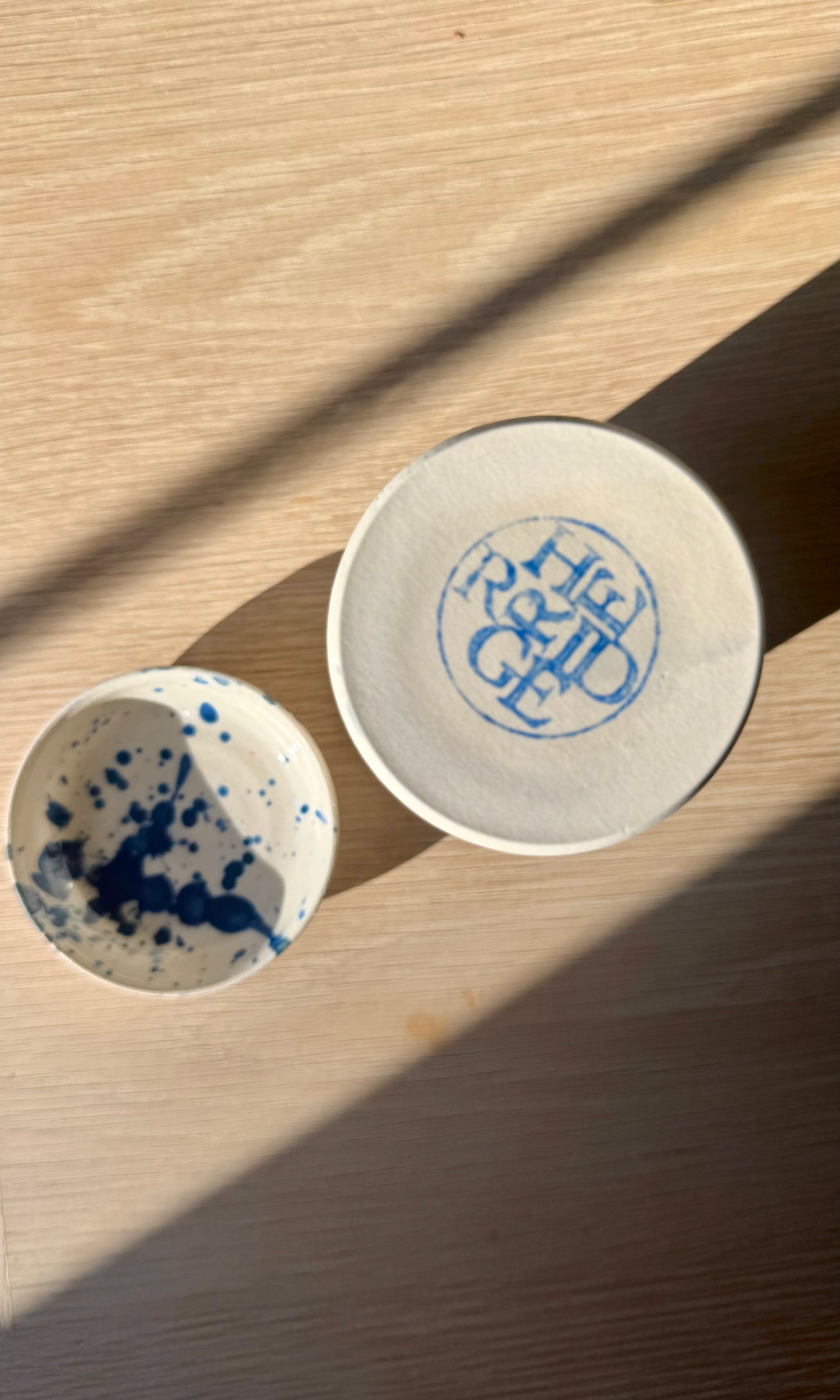 Oil Diffuser Blue Splatter