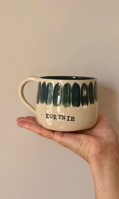 Handmade Custom Named Mug Kortnie
