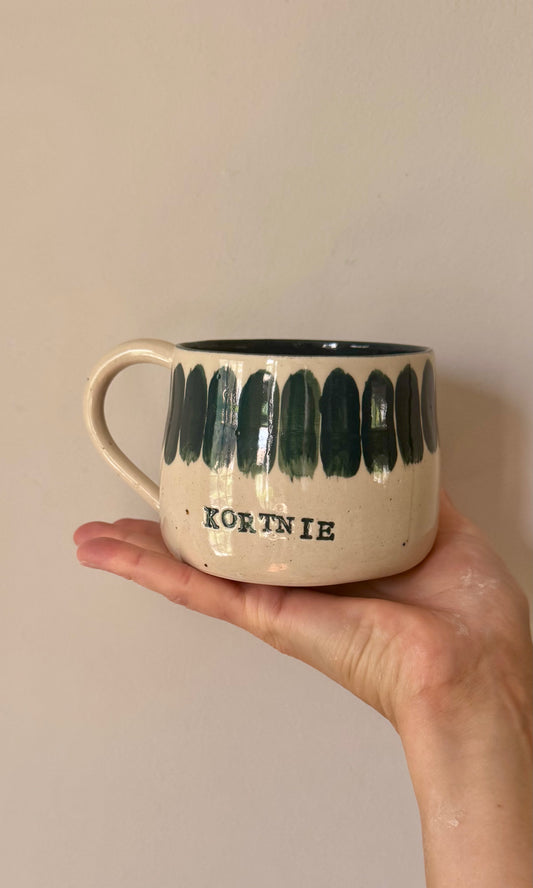 Handmade Custom Named Mug Kortnie