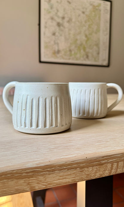 Ribbed Oatmeal Mug